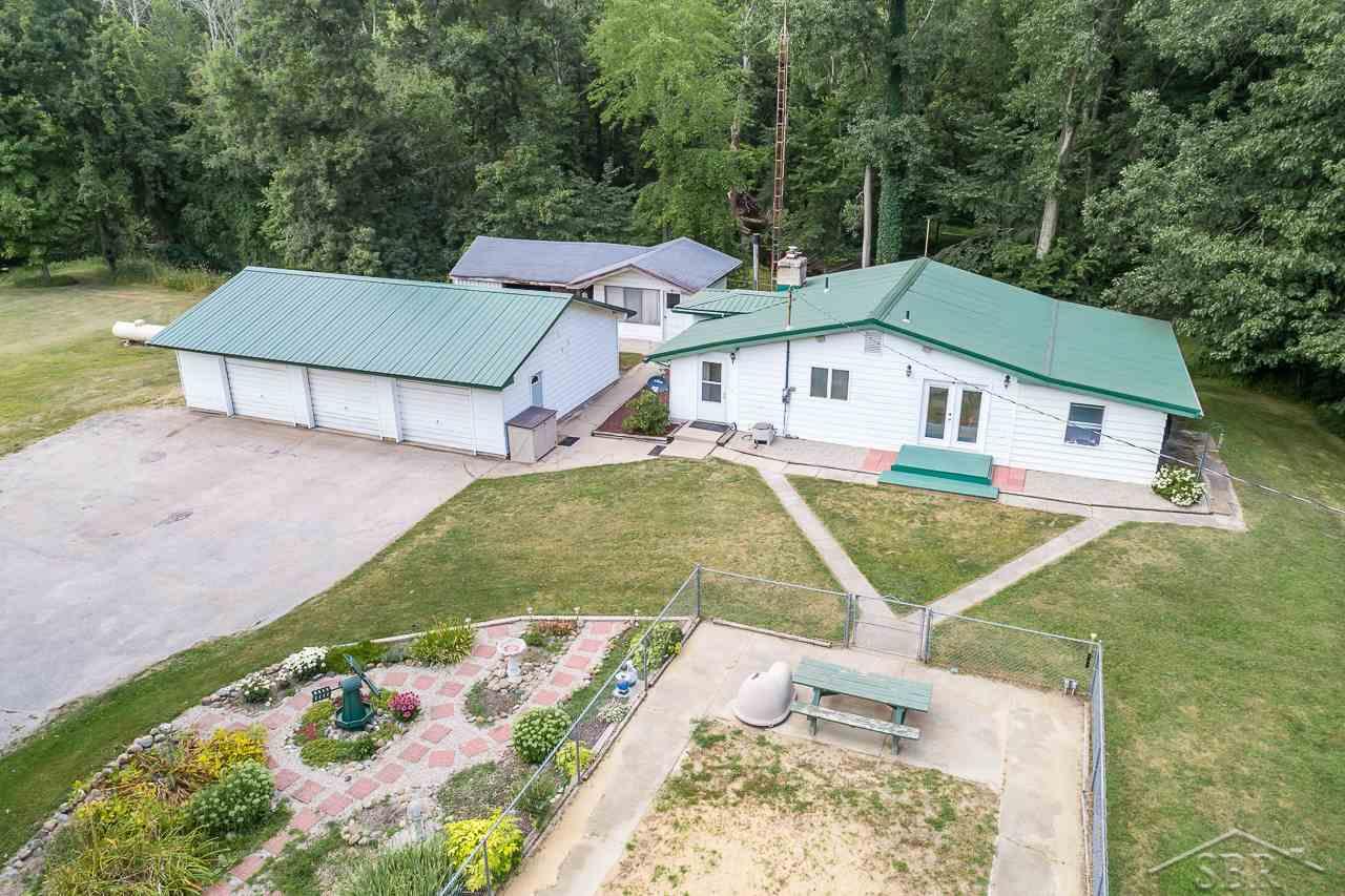 5900 South Steel Road St. Charles, MI 48655 - Photo 1 of 36 Looking for beauty and seclusion? Look no further! Stunning views of the 35.8 wooded acres with Beaver creek running through it from this lovely 2 bedroom home. Huge bathroom with whirlpool tub an
