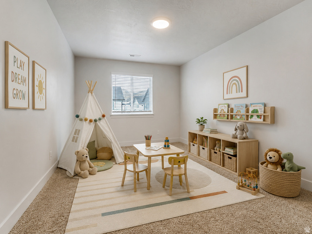 4572 Flower Point Eagle Mountain, UT 84005 - Photo 28 of 62 Carpeted room with a window featuring horizontal blinds