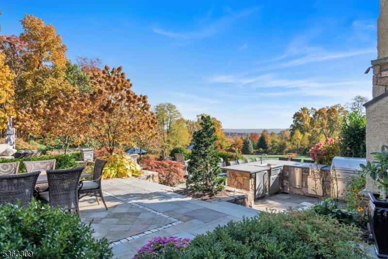 211 Private Road Bernardsville, NJ 07924 - Photo 44 of 50 a view of a chairs and table in the backyard