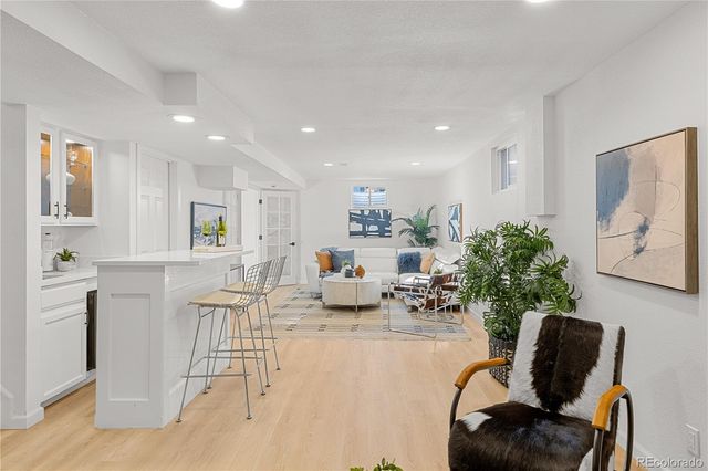 a house view with a outdoor space