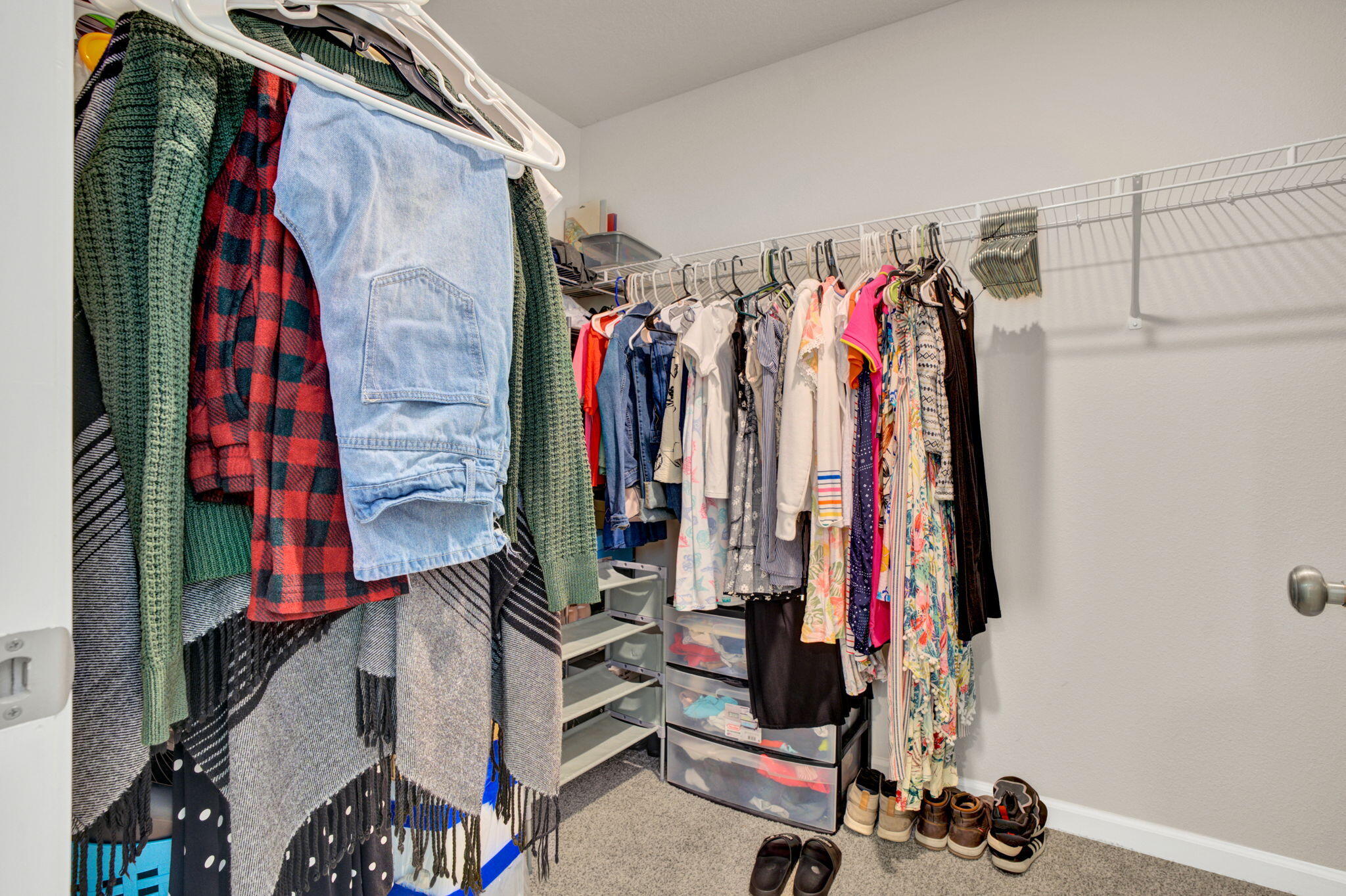 535 Mary Lou Way Crestview, FL 32539 - Photo 28 of 37 a view of walk in closet with clothes
