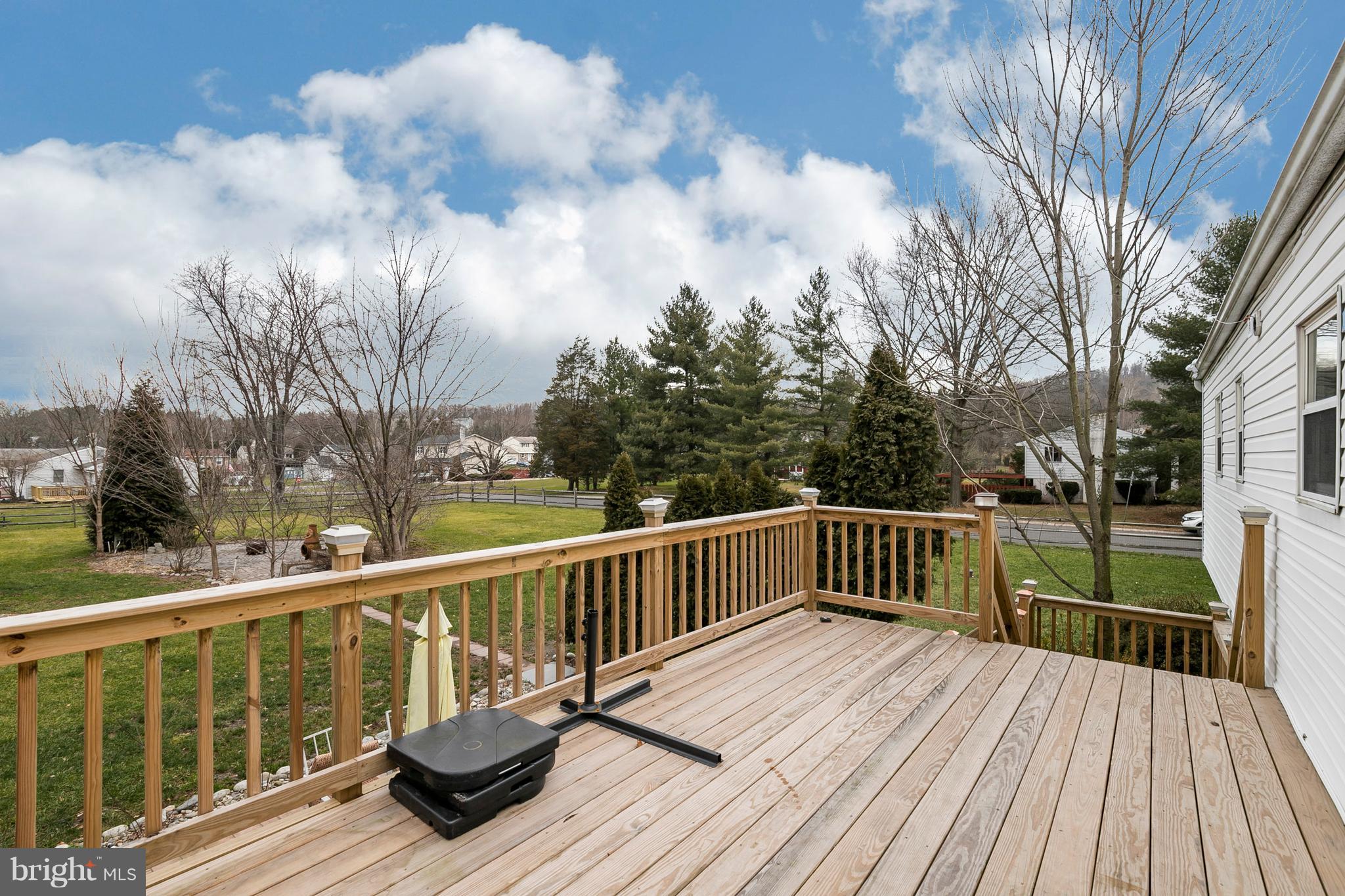 1281 Rupert Road Pottstown, PA 19464 - Photo 21 of 27 Custom Deck overlooking Back Yard