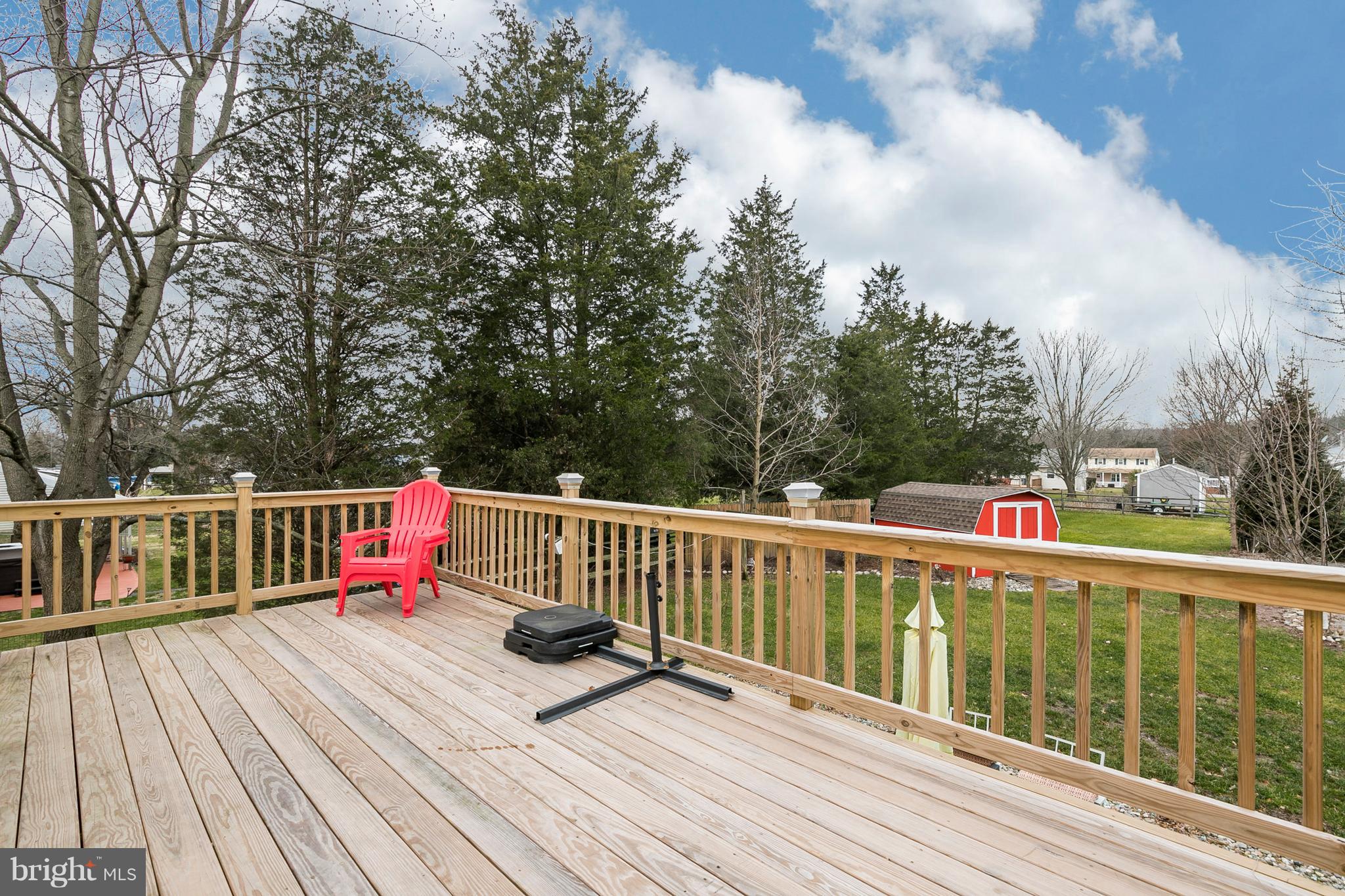 1281 Rupert Road Pottstown, PA 19464 - Photo 22 of 27 Custom Deck overlooking Back Yard