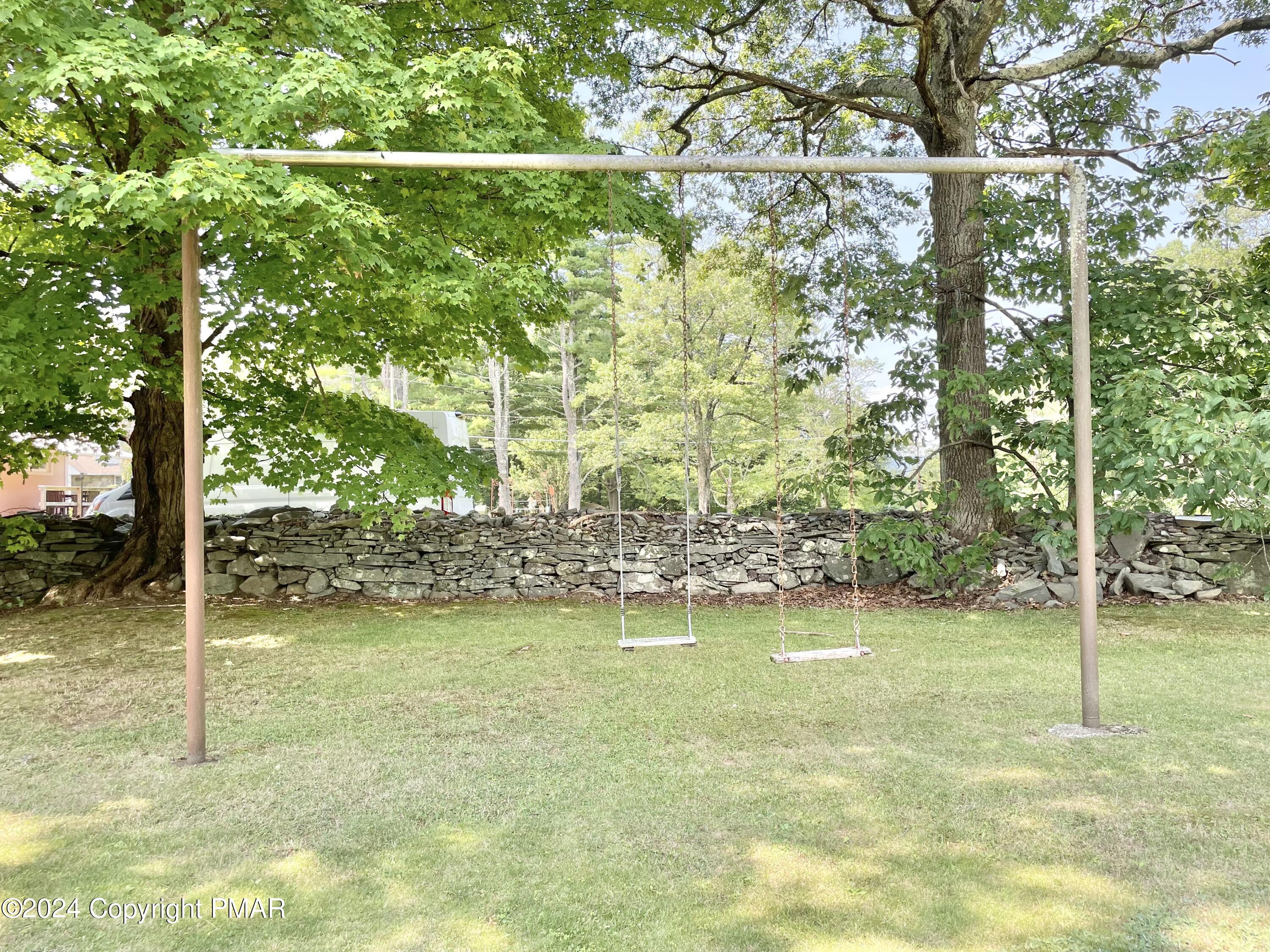 214 Shine Hill Road Henryville, PA 18332 - Photo 21 of 126 Homemade swing set