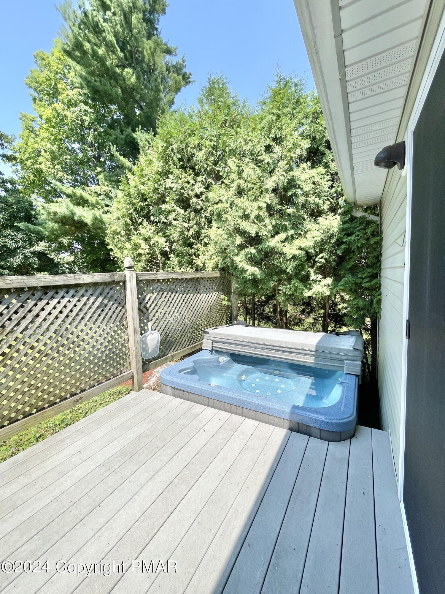 214 Shine Hill Road Henryville, PA 18332 - Photo 3 of 126 Private deck hot tub