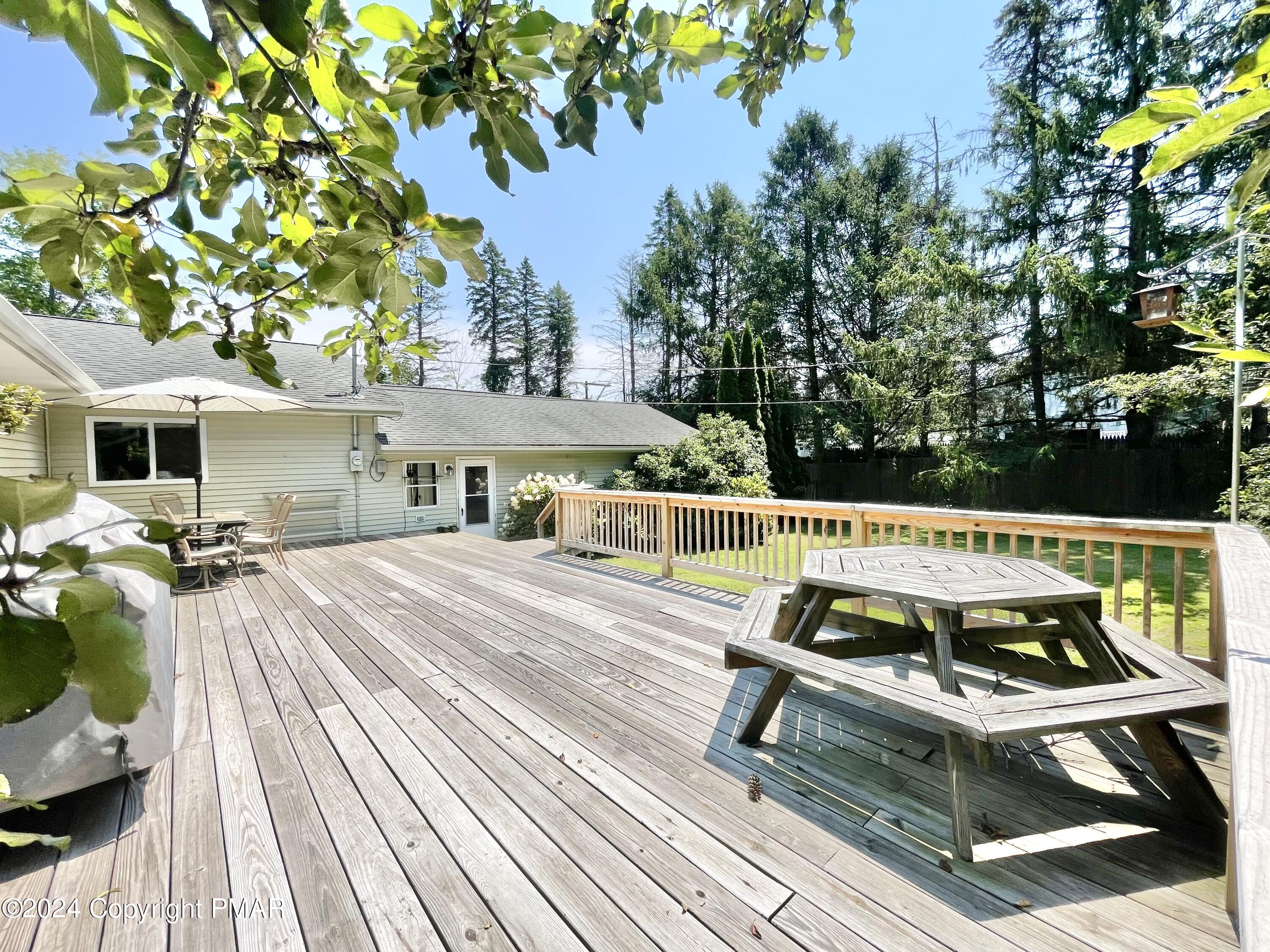 214 Shine Hill Road Henryville, PA 18332 - Photo 58 of 126 Back deck