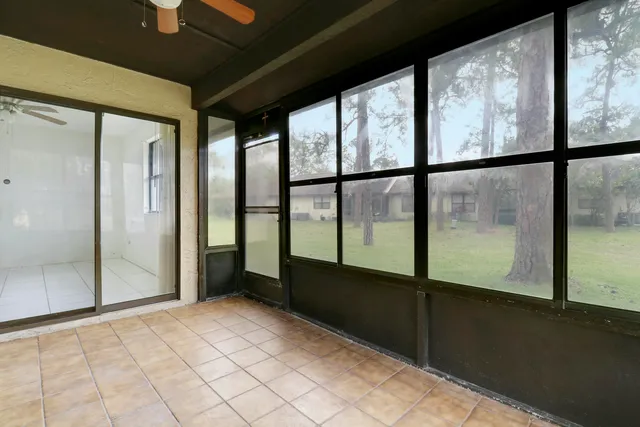 a view of empty room