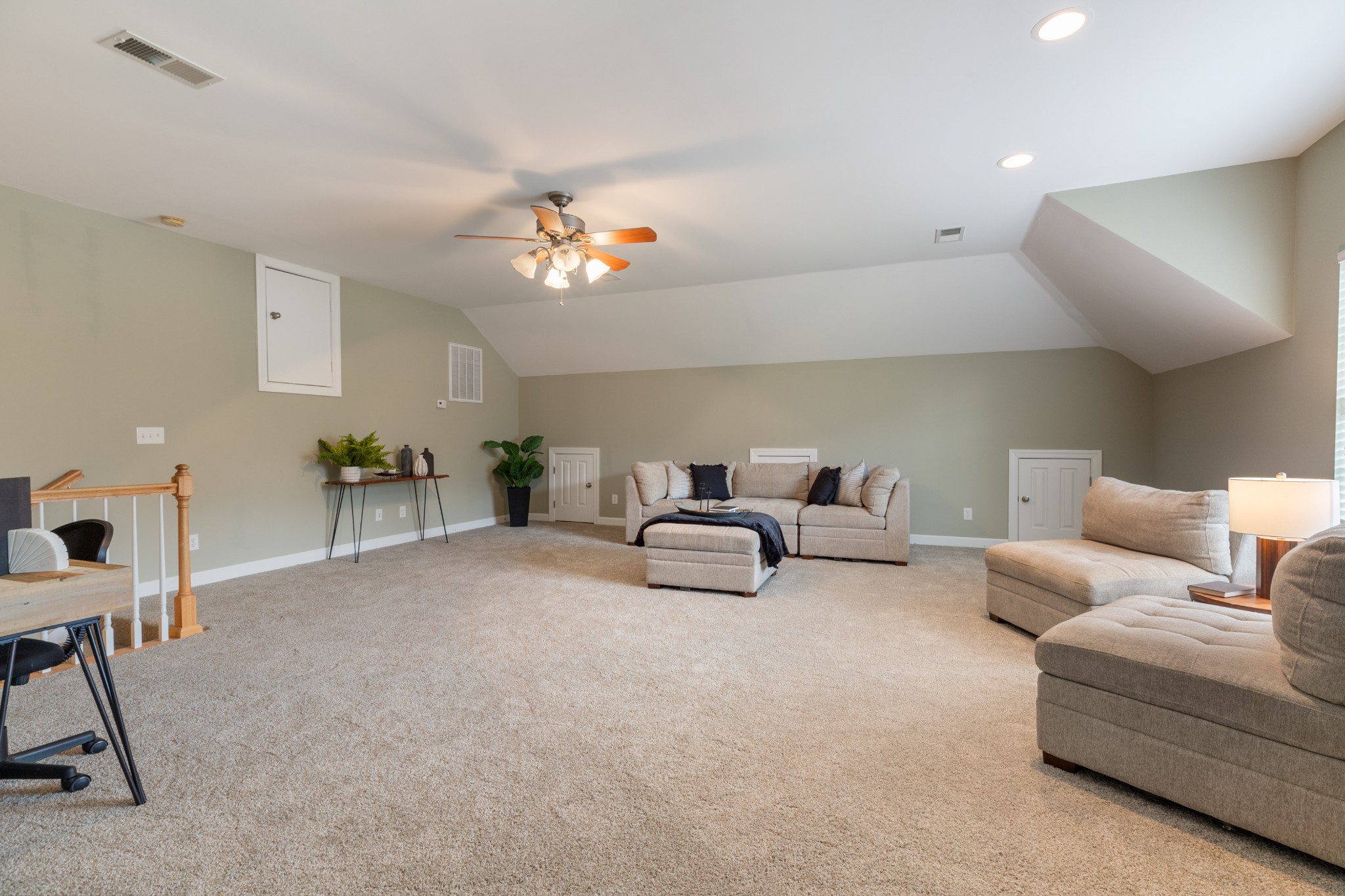 100 Kimberly Way Dickson, TN 37055 - Photo 18 of 34 a living room with furniture and a chandelier