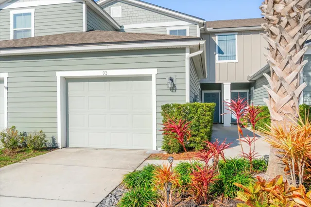 a front view of house