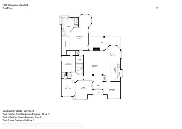 $2,395 | 1508 Brittany Lane, Mansfield, TX 76063