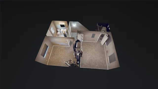 a bathroom with a sink toilet vanity and tub