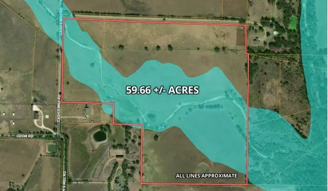 $995,000 | 59.66 Cashs Mill Road, Sanger, TX 76266