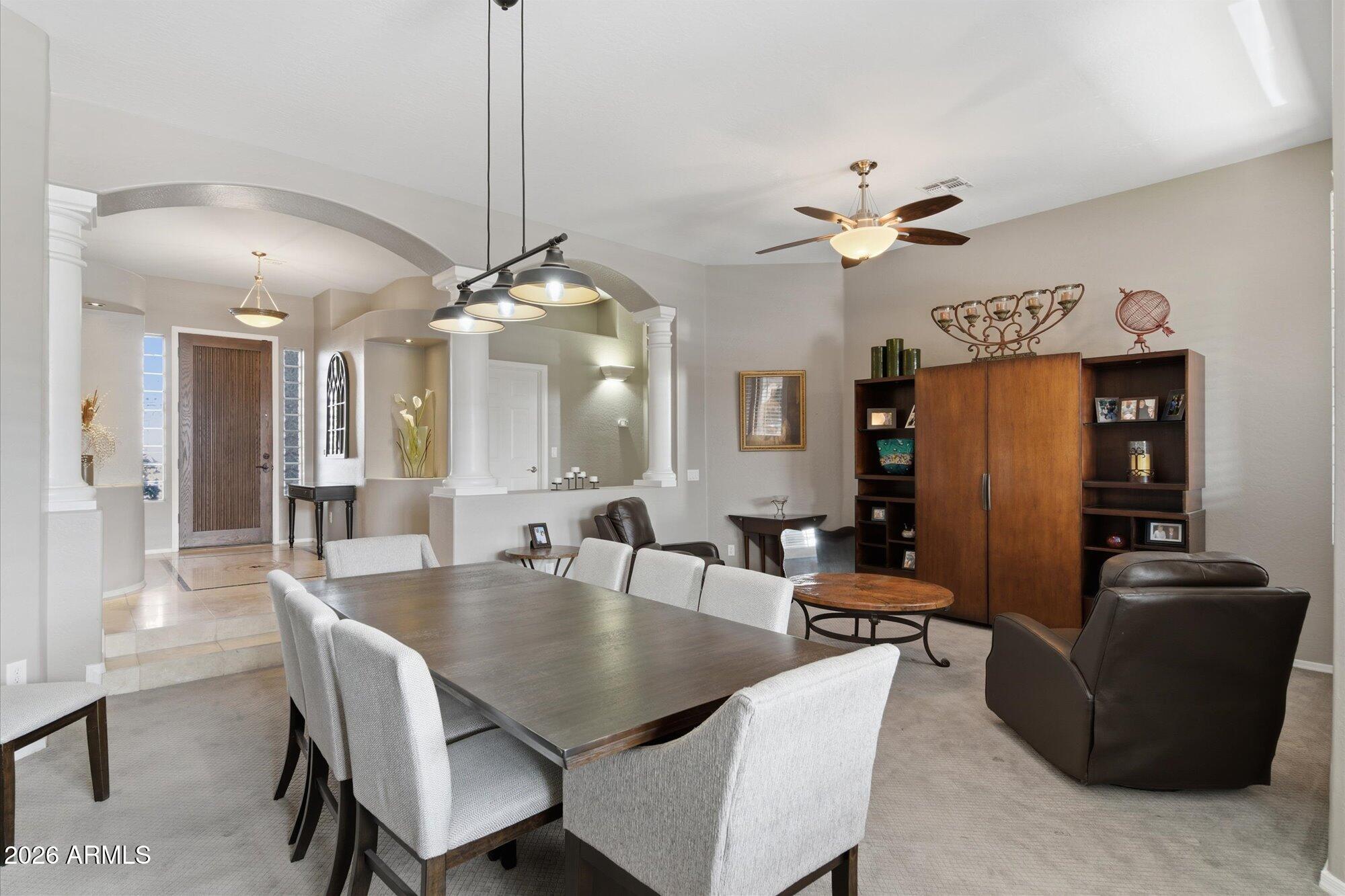 4623 East Red Bird Road Cave Creek, AZ 85331 - Photo 8 of 55 Formal living & Dining