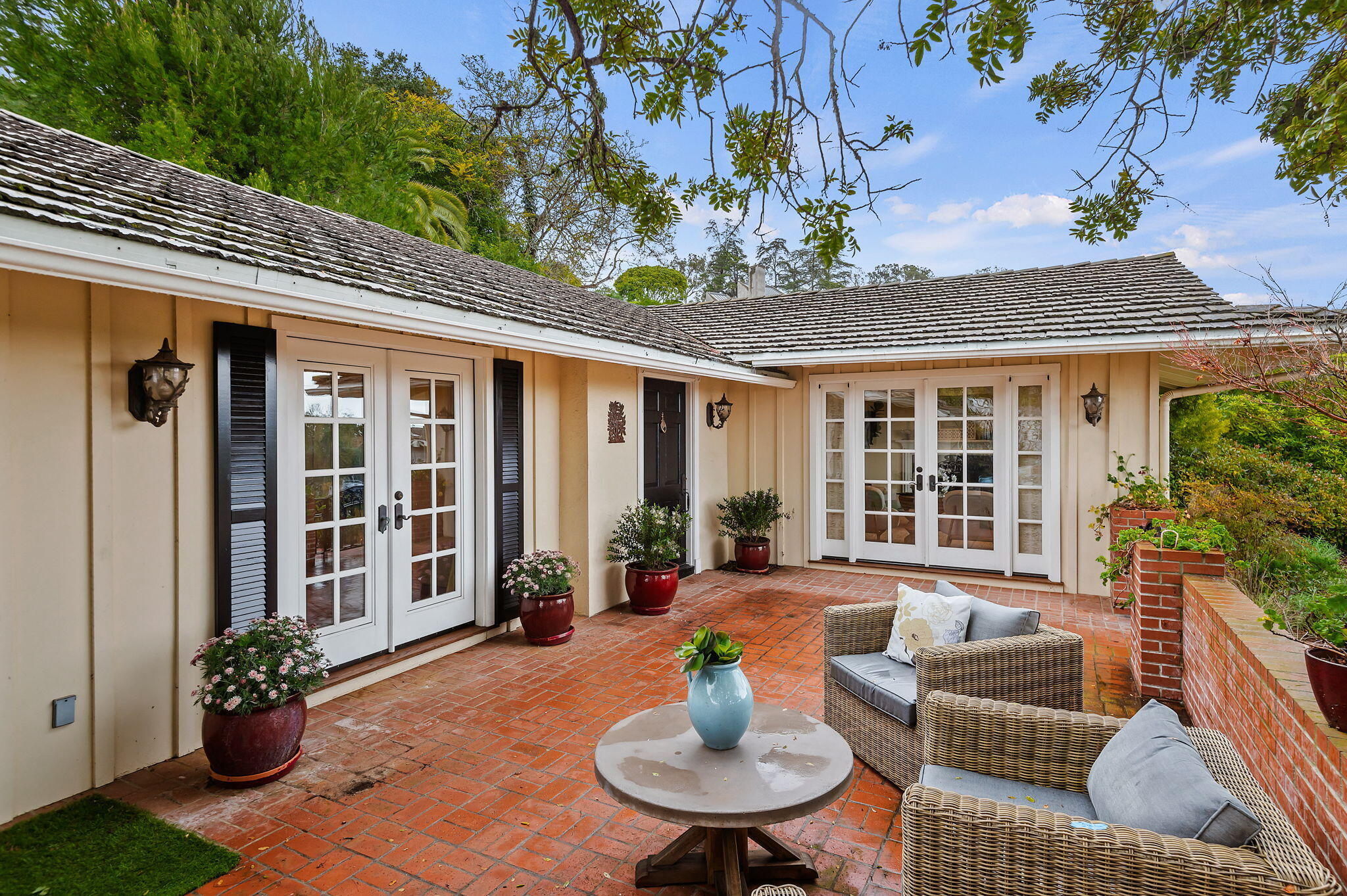 847 Deerpath Road Santa Barbara, CA 93108 - Photo 4 of 26 a front view of a house with outdoor seating
