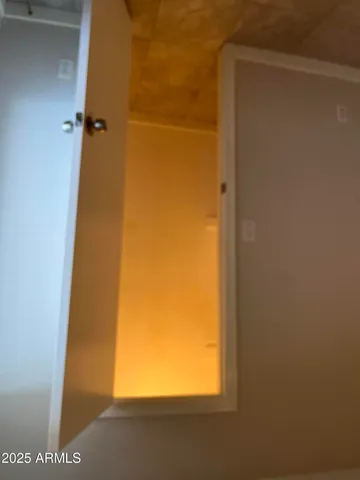 a bathroom with a window