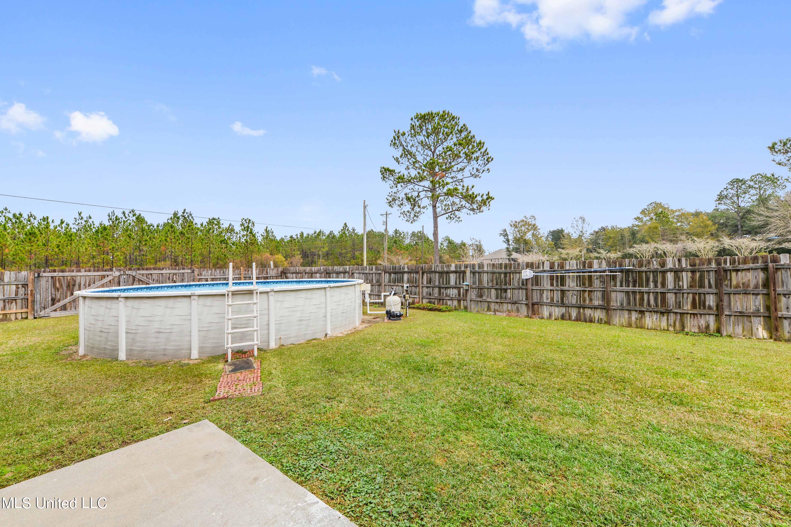 15300 Parker Road Biloxi, MS 39532 - Photo 22 of 24 Back Yard and LARGE Pool