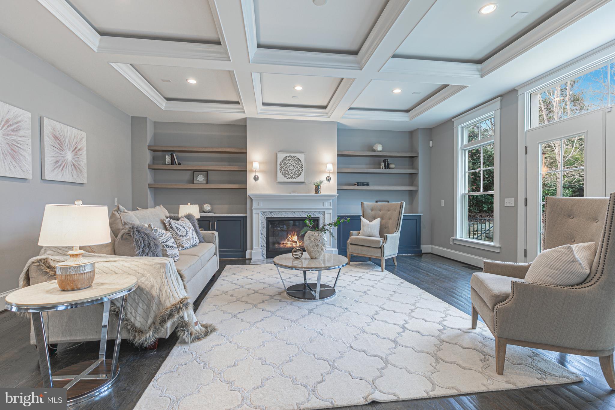 5906 Calla Drive McLean, VA 22101 - Photo 22 of 44 Family room with fireplace