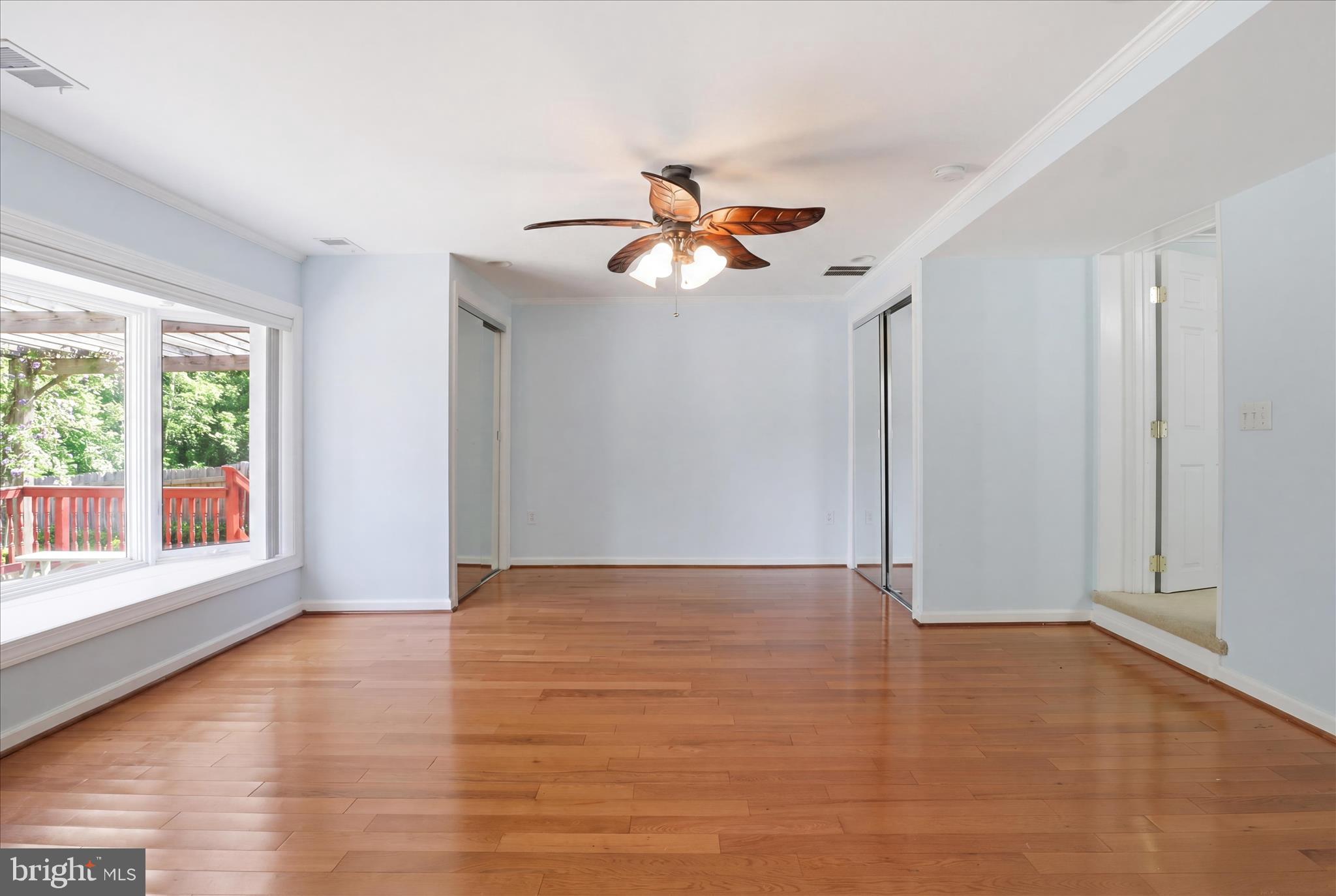 6718 Ruskin Street Springfield, VA 22150 - Photo 37 of 71 Lower Level- Den w/ great lighting & ceiling fan