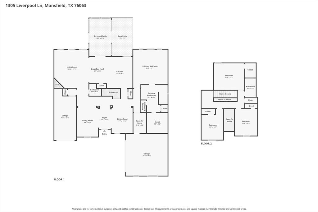 1305 Liverpool Lane Mansfield, TX 76063 - Photo 40 of 40 Floor plan