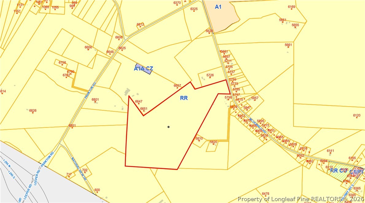 Mcdonald Road Parkton, NC 28371 - Photo 2 of 6 Zoning Map