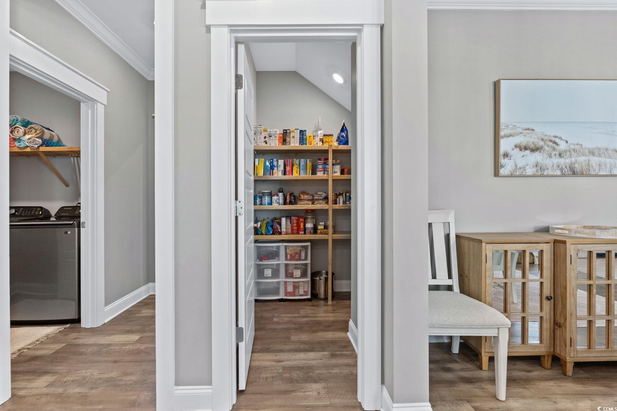 8336 Sandlapper Way Myrtle Beach, SC 29572 - Photo 13 of 40 Pantry with washer and clothes dryer