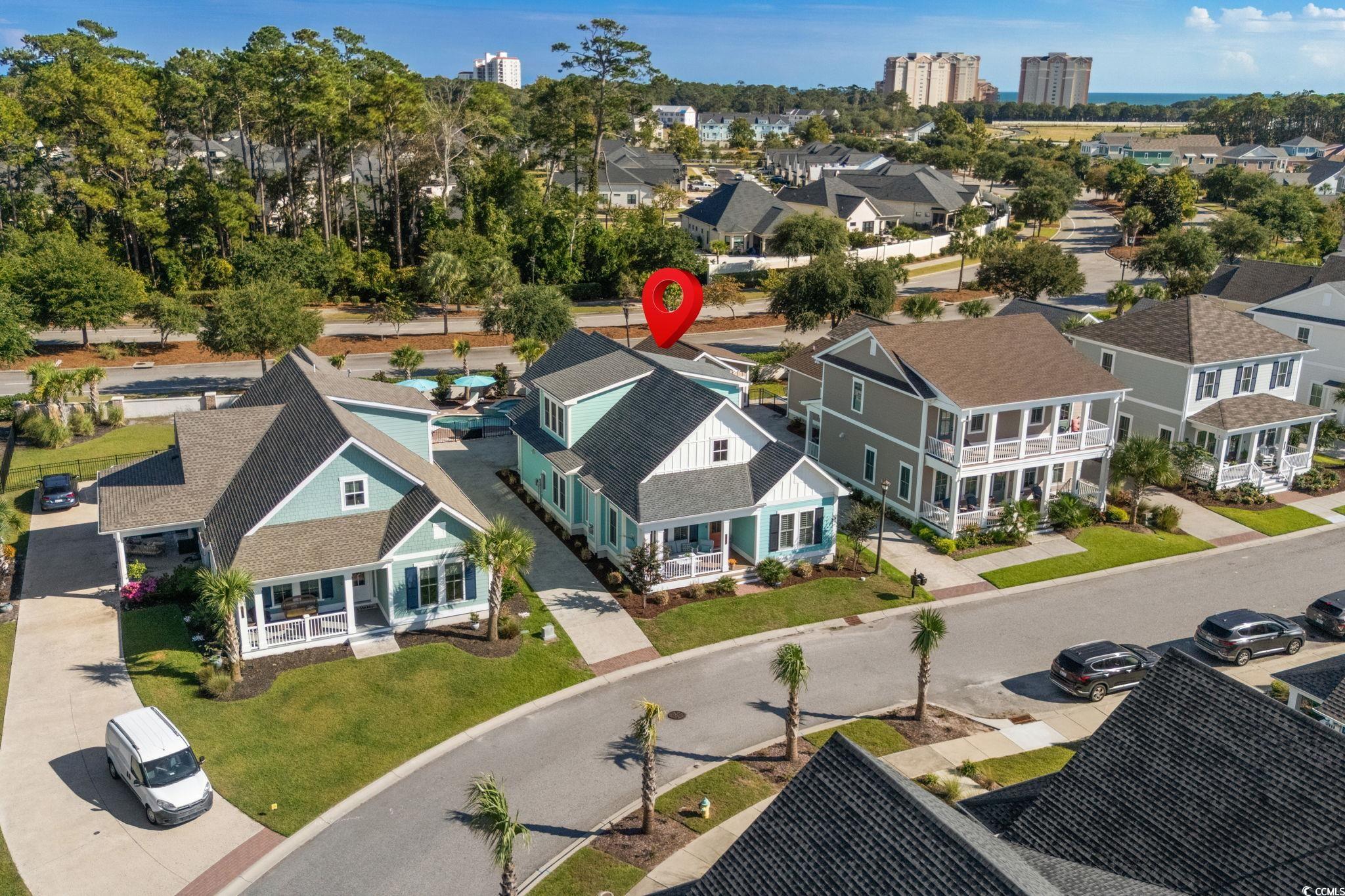 8336 Sandlapper Way Myrtle Beach, SC 29572 - Photo 2 of 40 Aerial perspective of suburban area