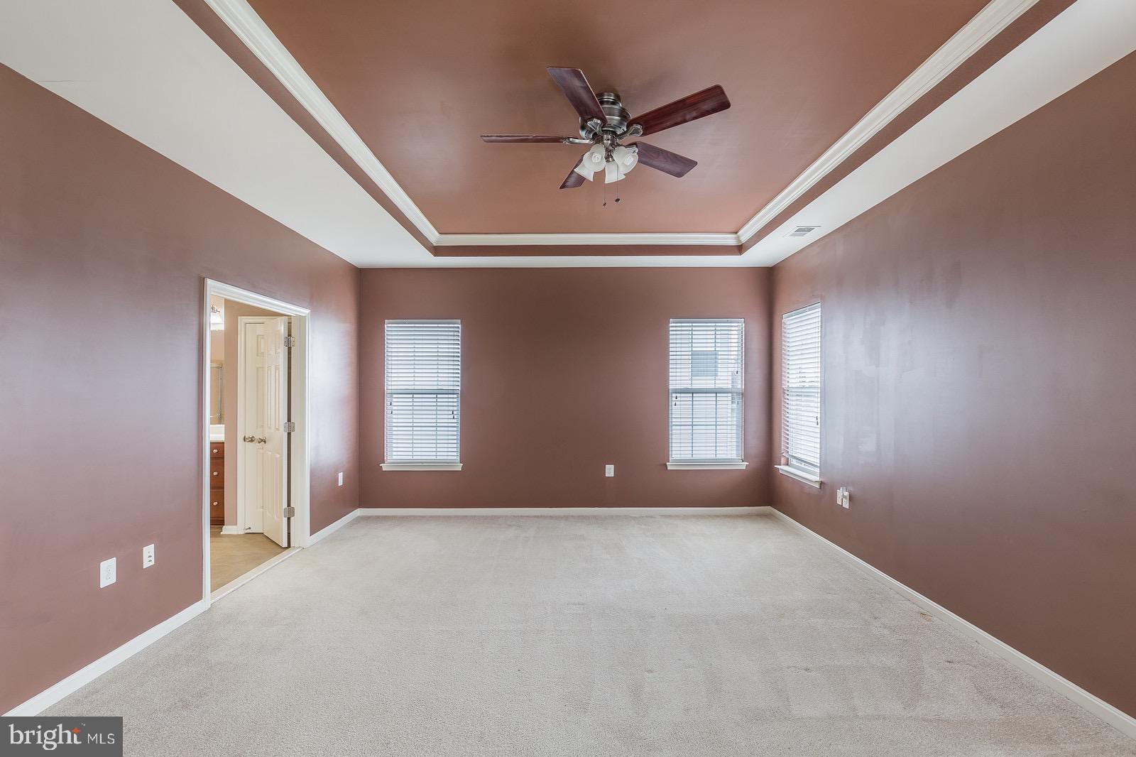 403 Woodrow Road Winchester, VA 22602 - Photo 22 of 51 Master Bedroom w/Tray Ceiling & Ceiling Fan