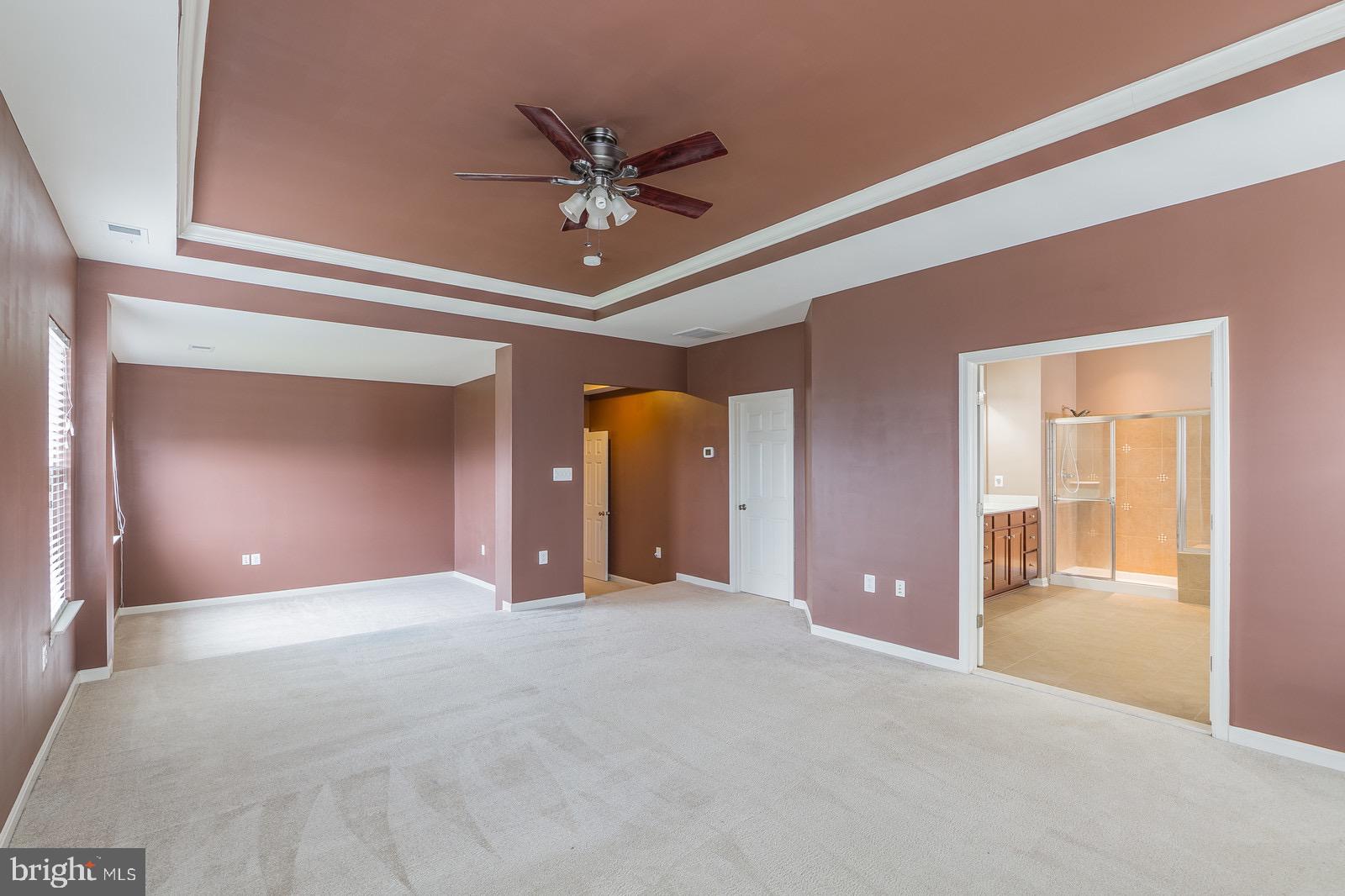 403 Woodrow Road Winchester, VA 22602 - Photo 23 of 51 Master Bedroom w/Tray Ceiling & Ceiling Fan