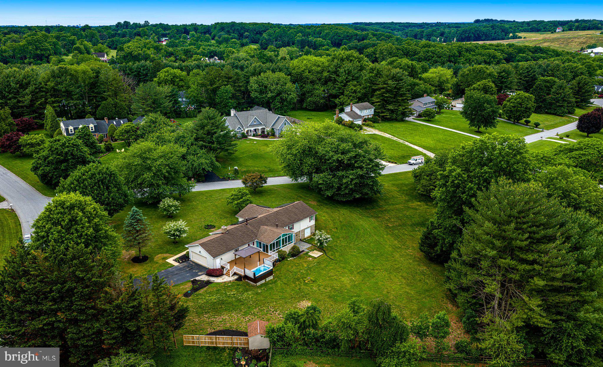14300 Carroll Ridge Court Baldwin, MD 21013 - Photo 60 of 73 an aerial view of a house with a yard