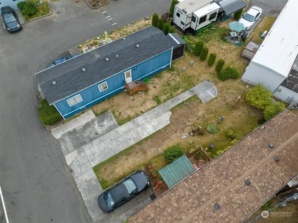 swimming pool with a yard