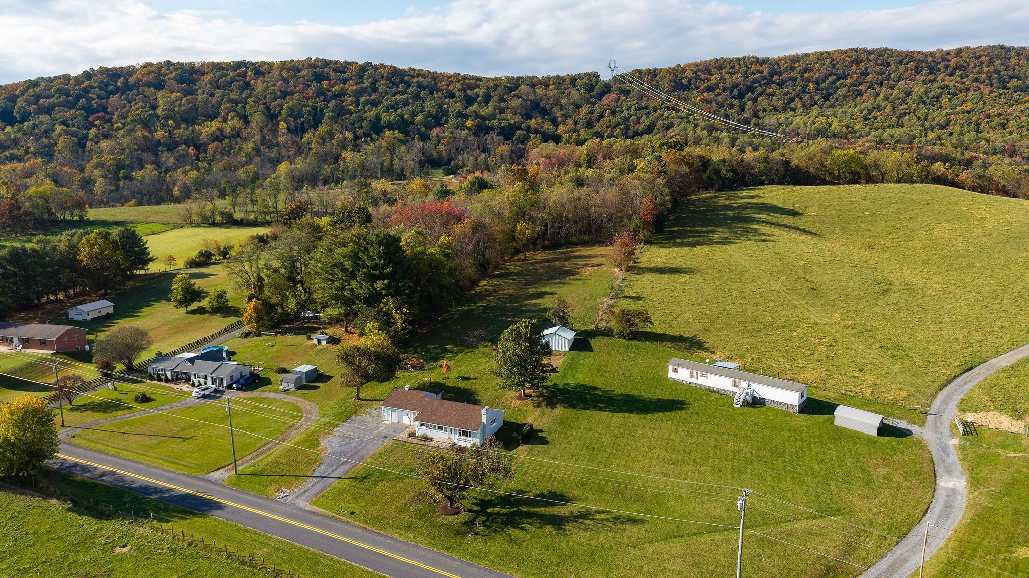 1111 Jennings Gap Road Churchville, VA 24421 - Photo 50 of 75 an aerial view of a residential houses with outdoor space