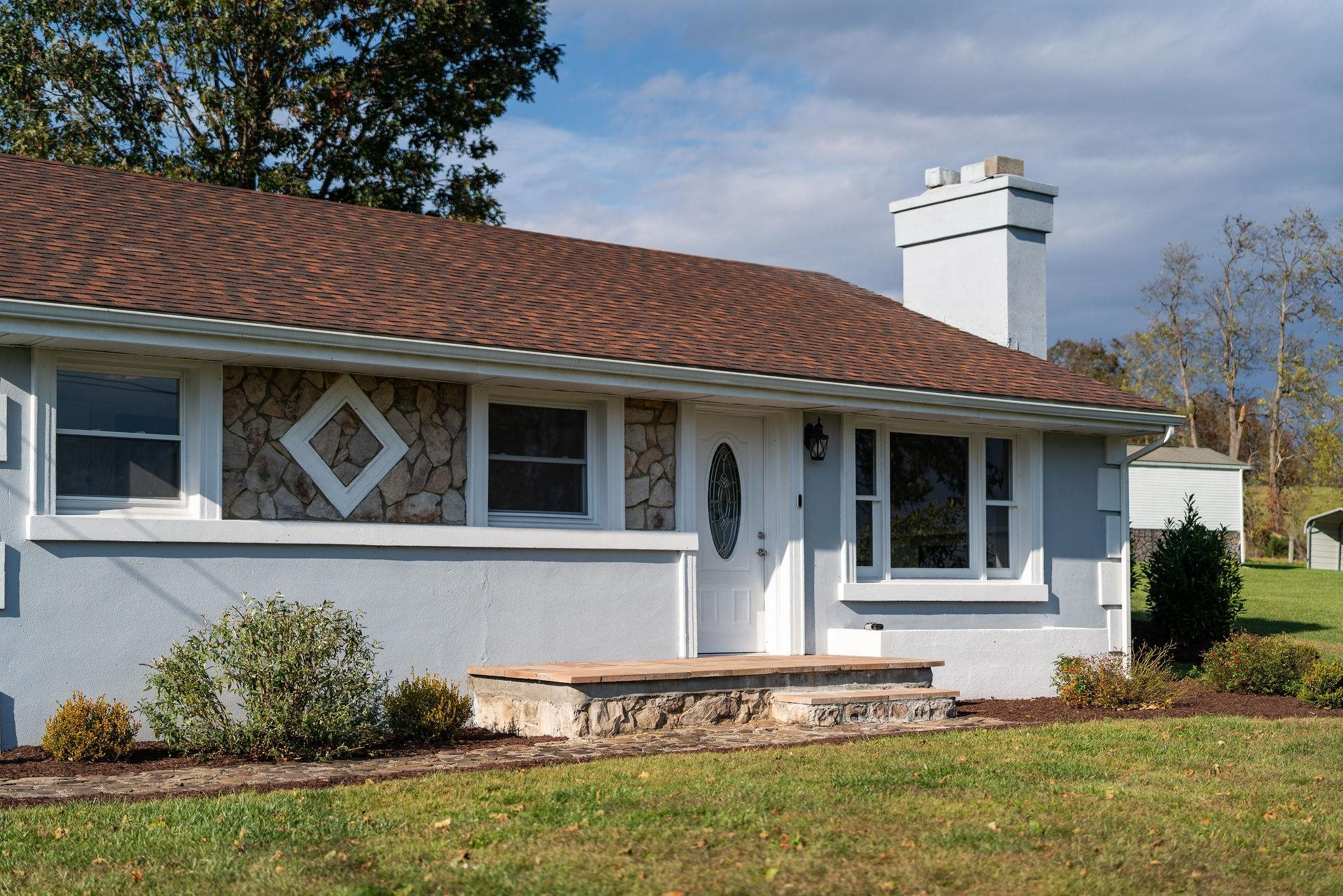 1111 Jennings Gap Road Churchville, VA 24421 - Photo 57 of 75 a front view of a house with garden