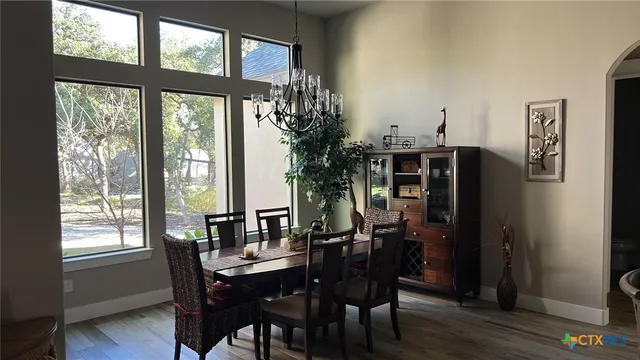 a view of backyard with outdoor space