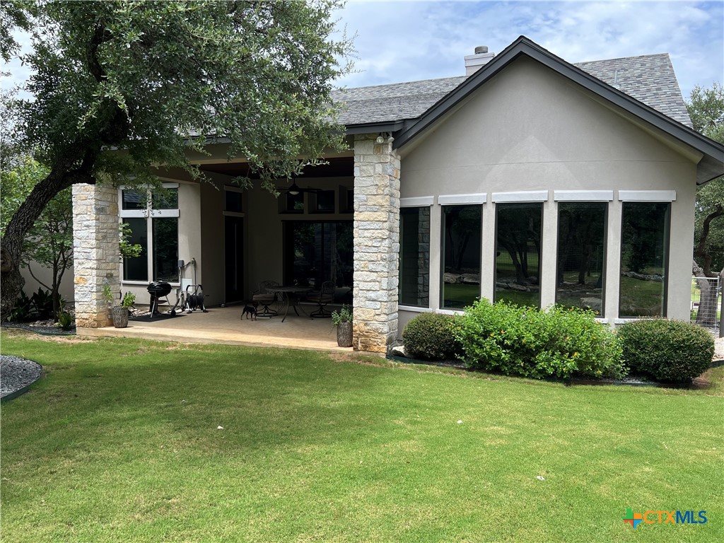 407 Havasu Point Spring Branch, TX 78070 - Photo 29 of 36 a view of a house with yard and plants