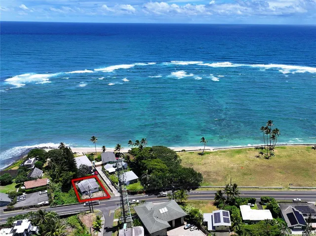 a view of city and ocean