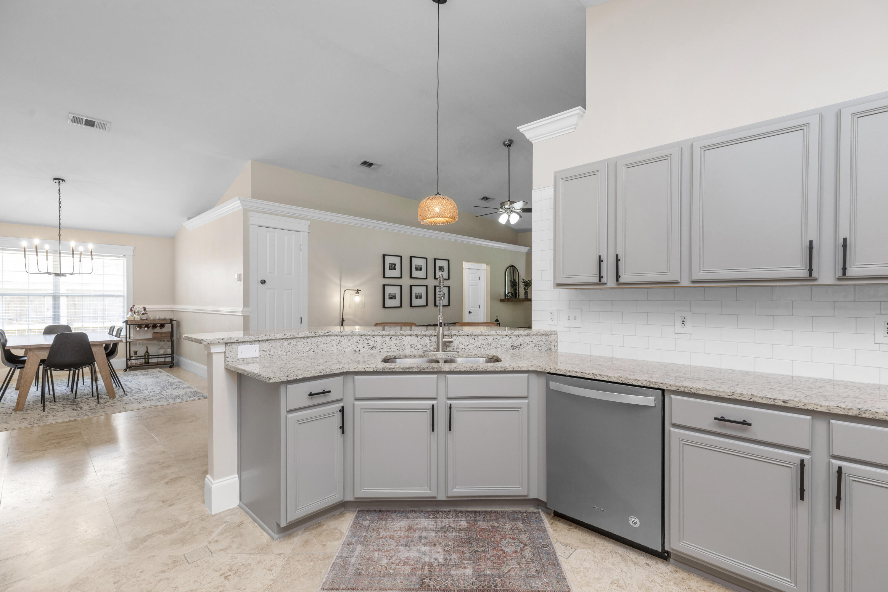 50 Bayou Landing Road Santa Rosa Beach, FL 32459 - Photo 18 of 40 a kitchen with a sink and cabinets