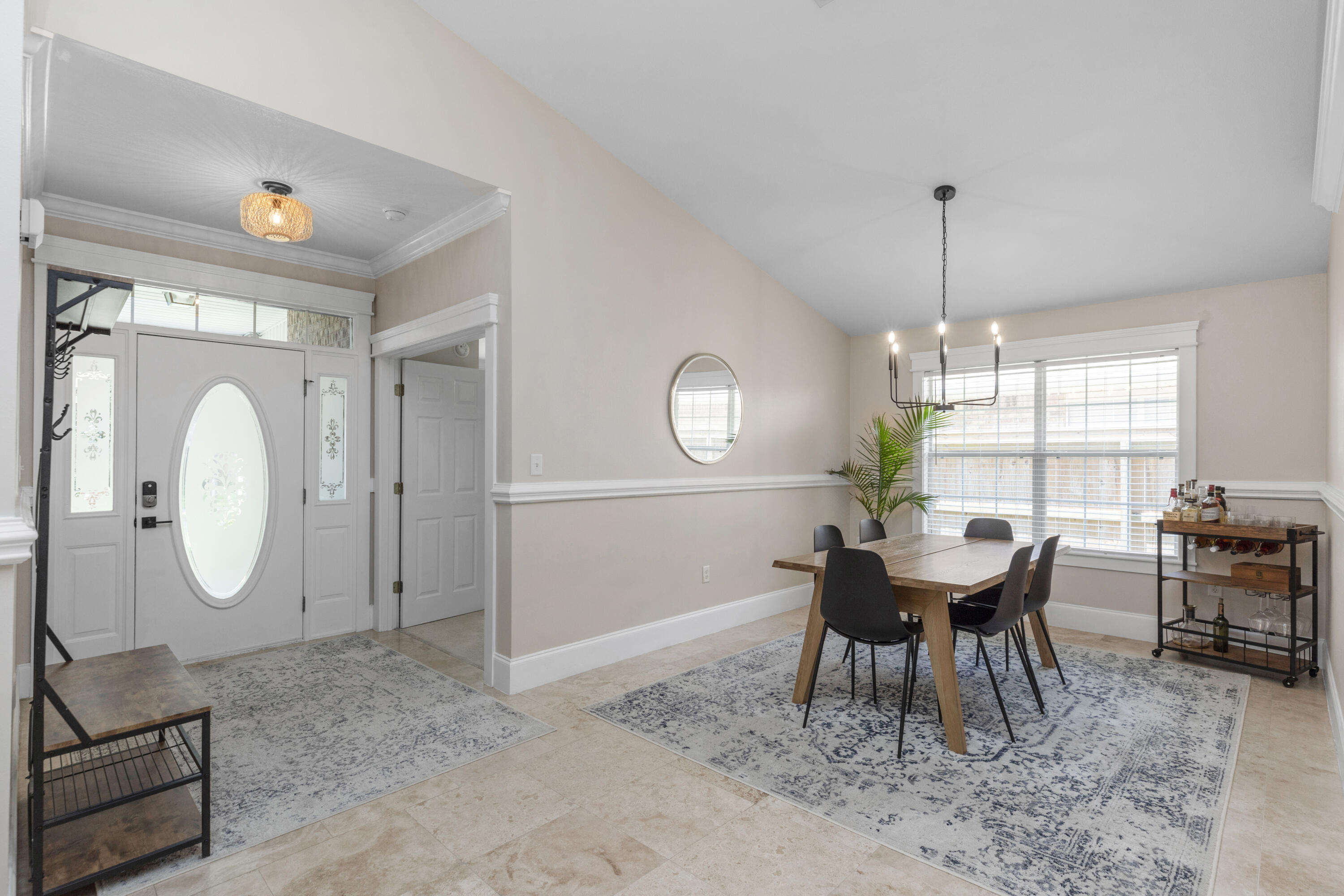 50 Bayou Landing Road Santa Rosa Beach, FL 32459 - Photo 6 of 40 a view of a dining room with furniture window and wooden floor