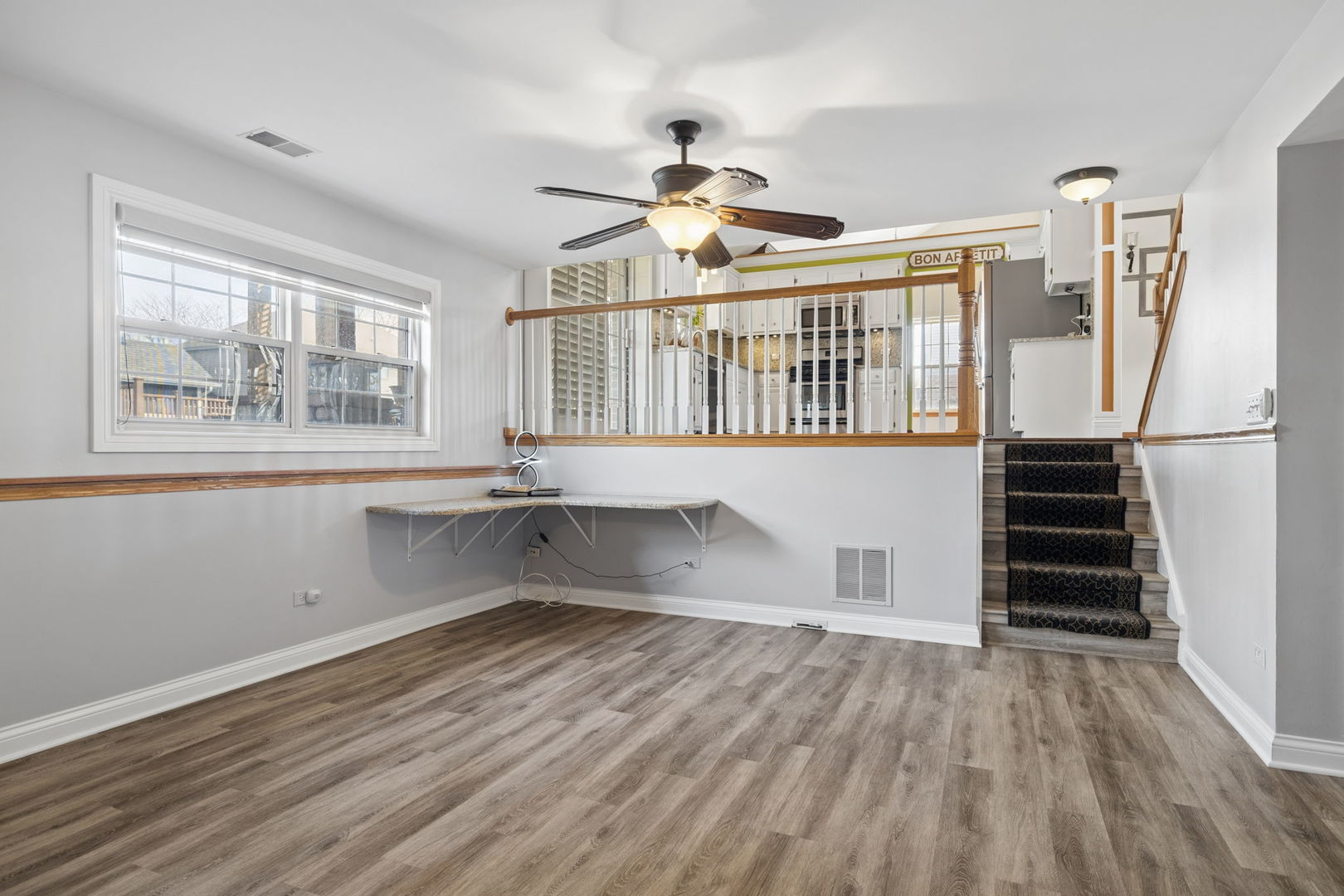 1035 Yamma Ridge New Lenox, IL 60451 - Photo 27 of 51 a view of an empty room with wooden floor and a window