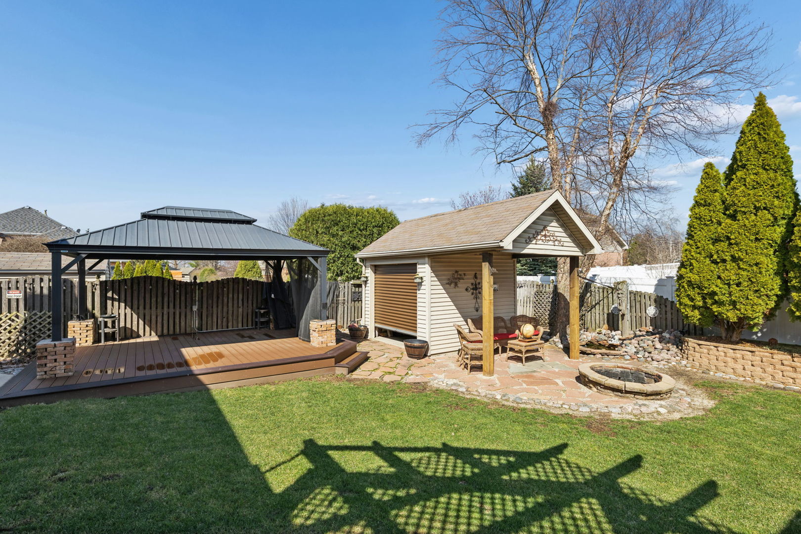 1035 Yamma Ridge New Lenox, IL 60451 - Photo 38 of 51 a view of a house with backyard porch and sitting area