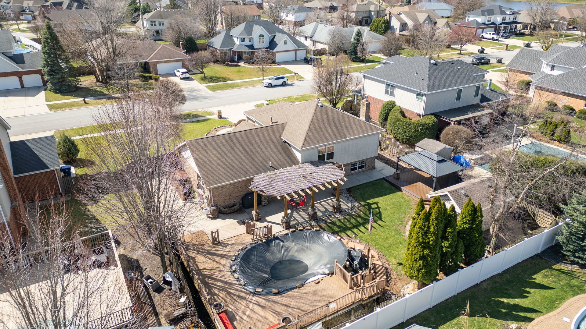 1035 Yamma Ridge New Lenox, IL 60451 - Photo 48 of 51 an aerial view of residential houses with outdoor space