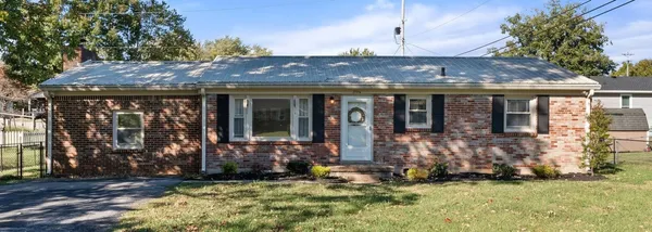 a front view of house with yard