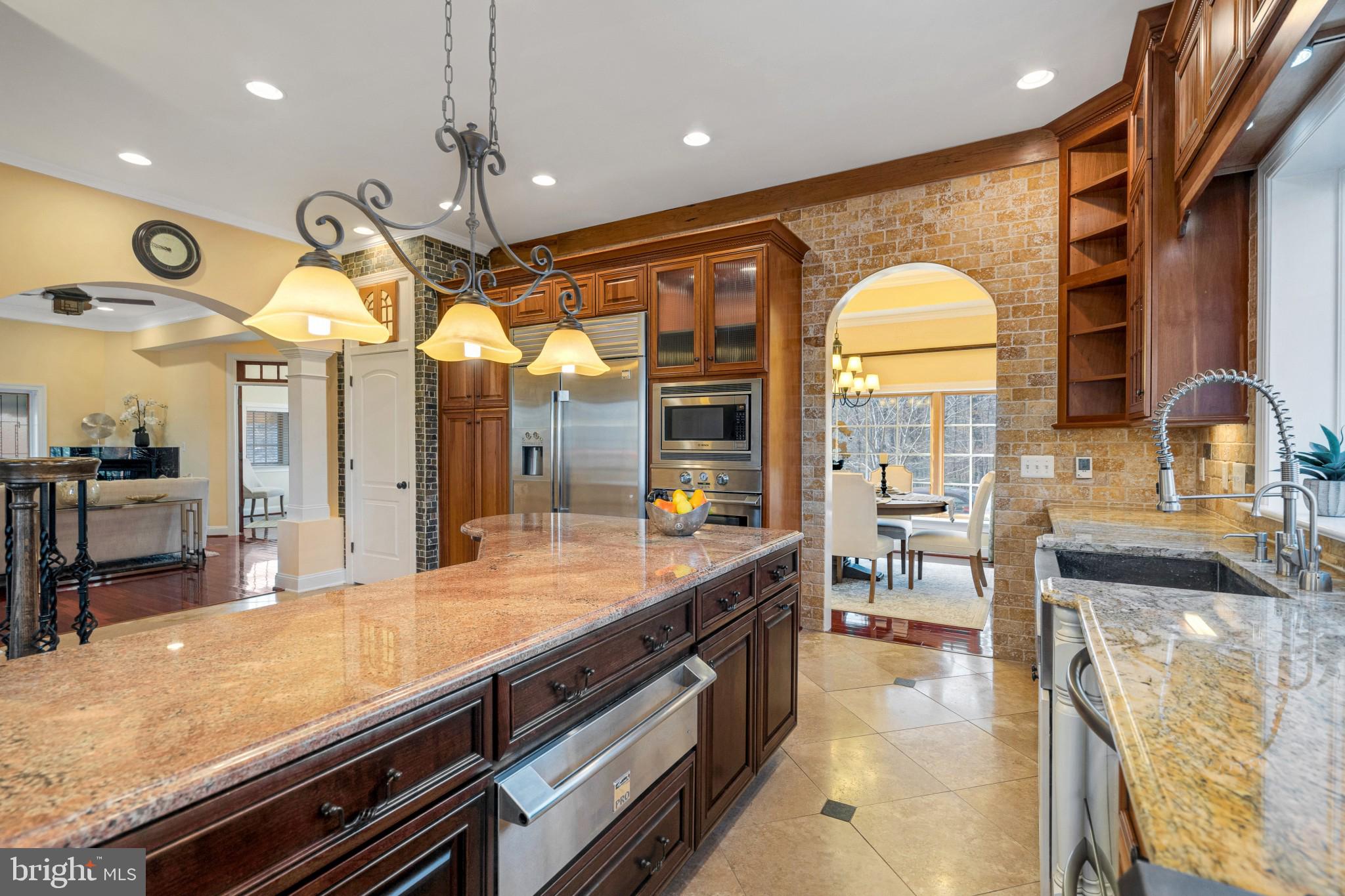 5508 North Carlin Springs Road Arlington, VA 22203 - Photo 16 of 56 kitchen w/ long island