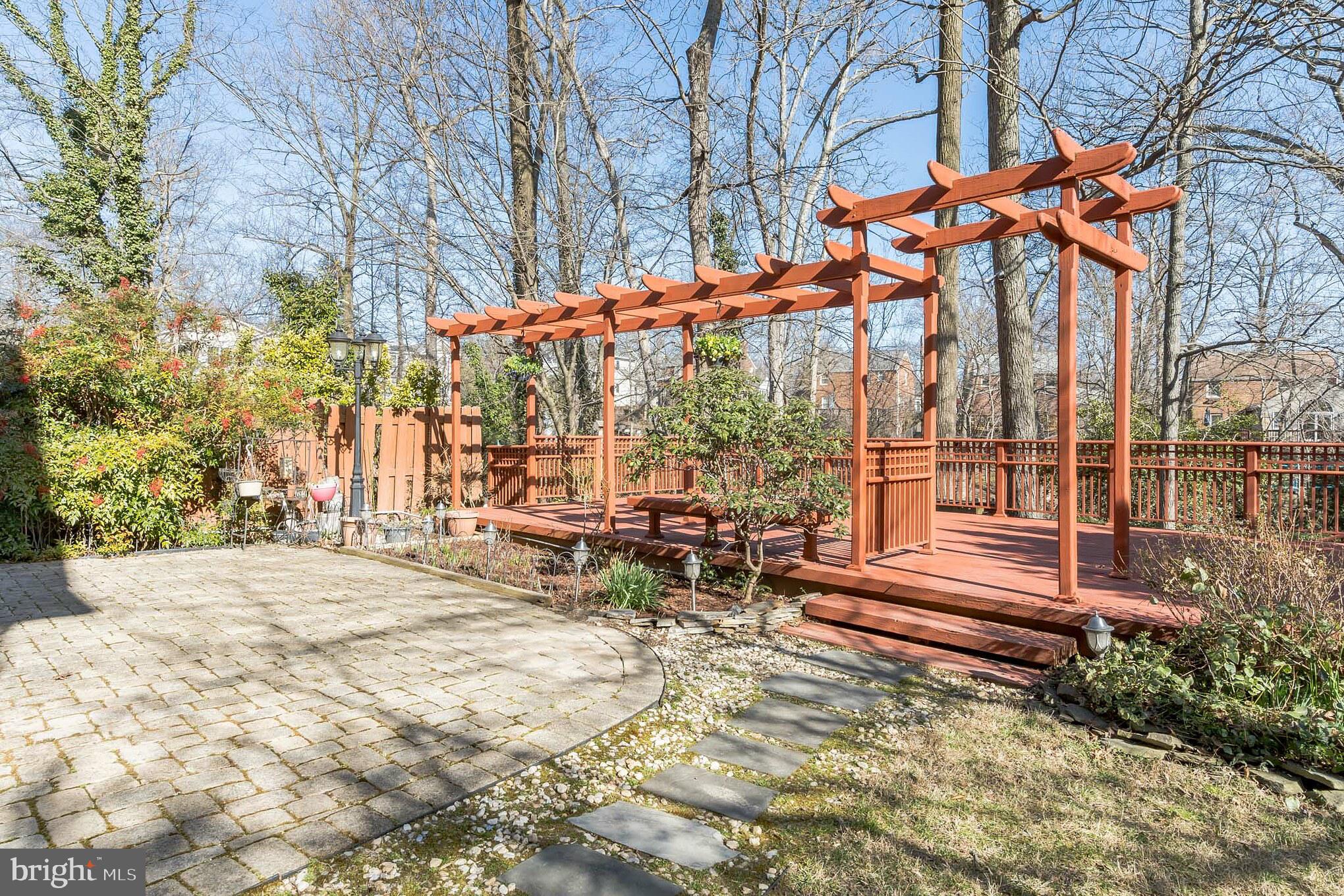 5508 North Carlin Springs Road Arlington, VA 22203 - Photo 36 of 56 patio w/ awing