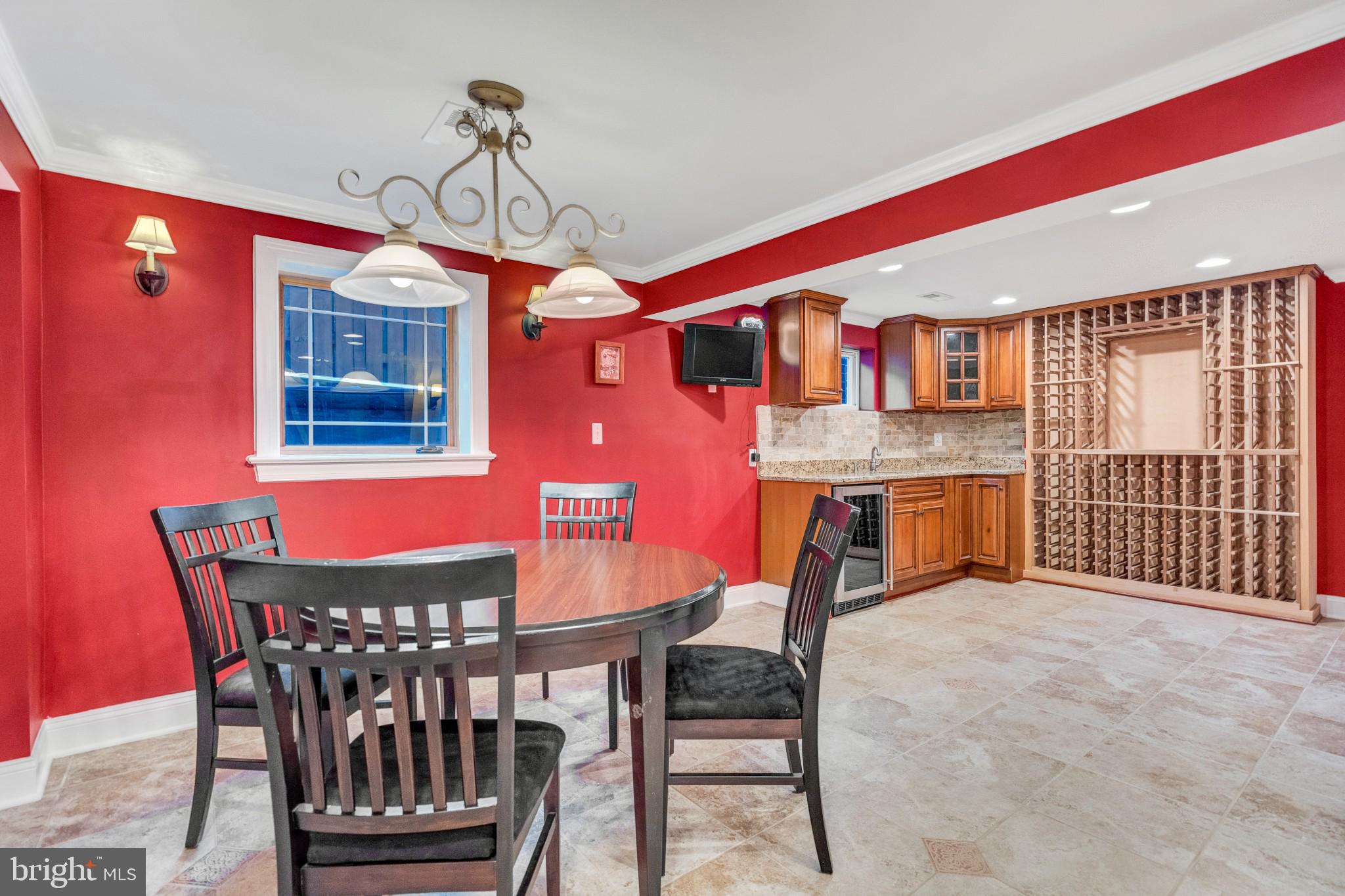 5508 North Carlin Springs Road Arlington, VA 22203 - Photo 50 of 56 wet bar with built-in wine rack