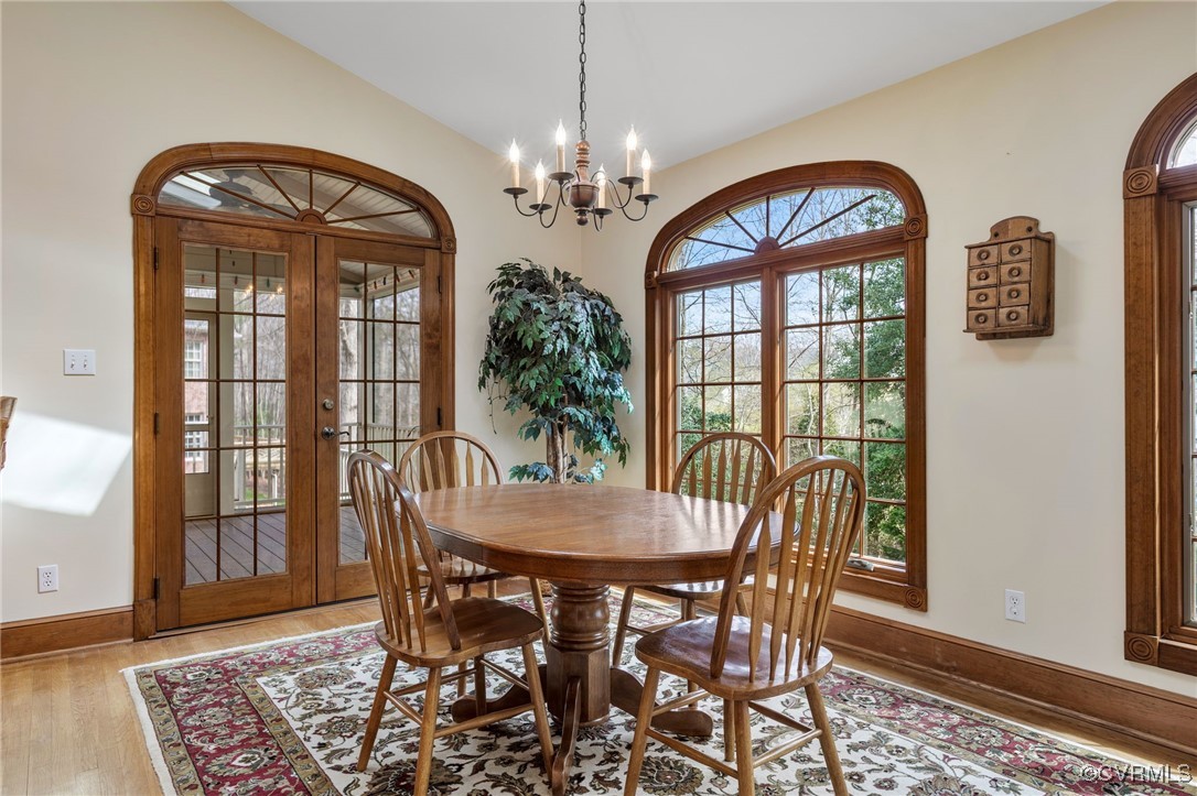 5219 Clipper Cove Road Midlothian, VA 23112 - Photo 19 of 49 a view of a dining room with furniture window and wooden floor