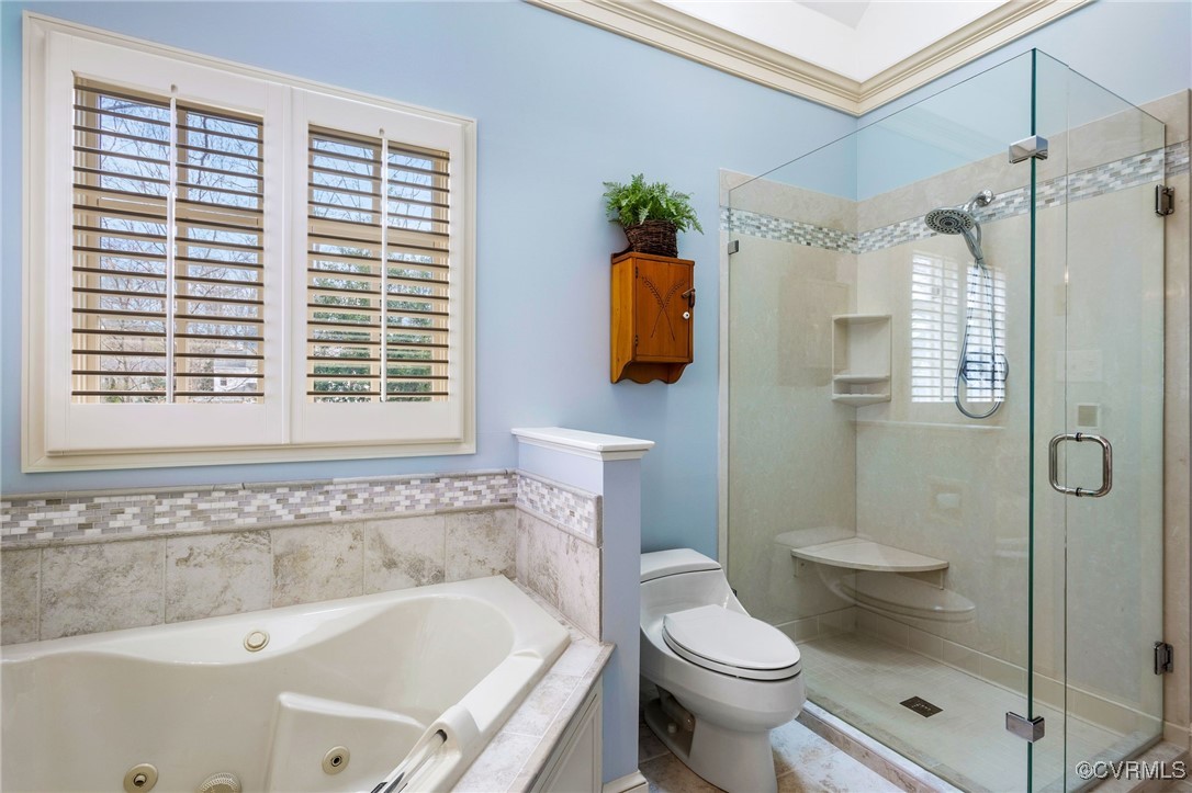 5219 Clipper Cove Road Midlothian, VA 23112 - Photo 28 of 49 a bathroom with a shower and a toilet