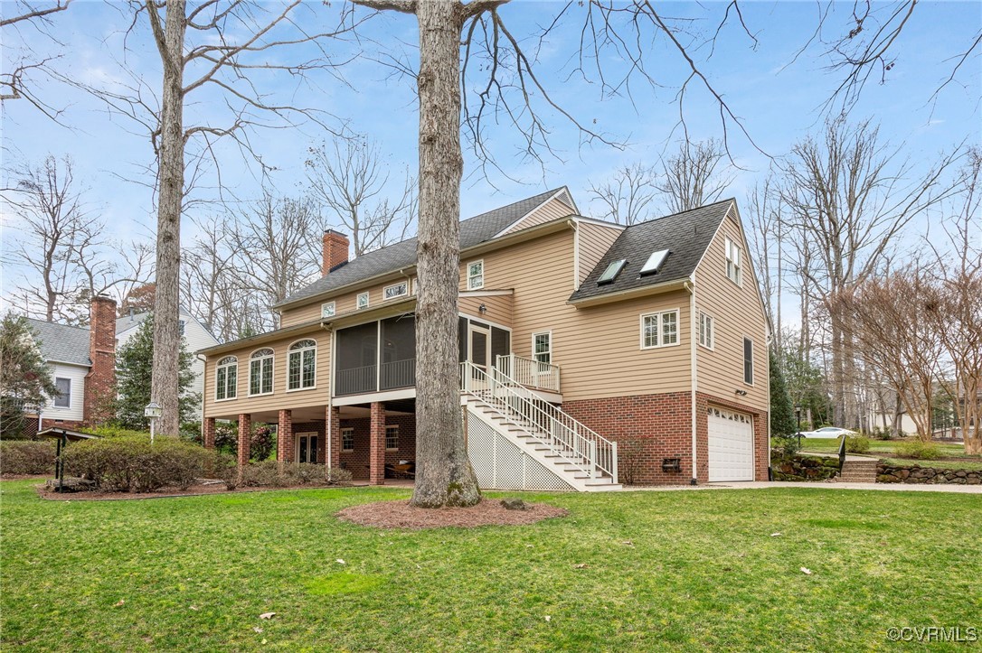5219 Clipper Cove Road Midlothian, VA 23112 - Photo 46 of 49 a view of a house with a yard and sitting area