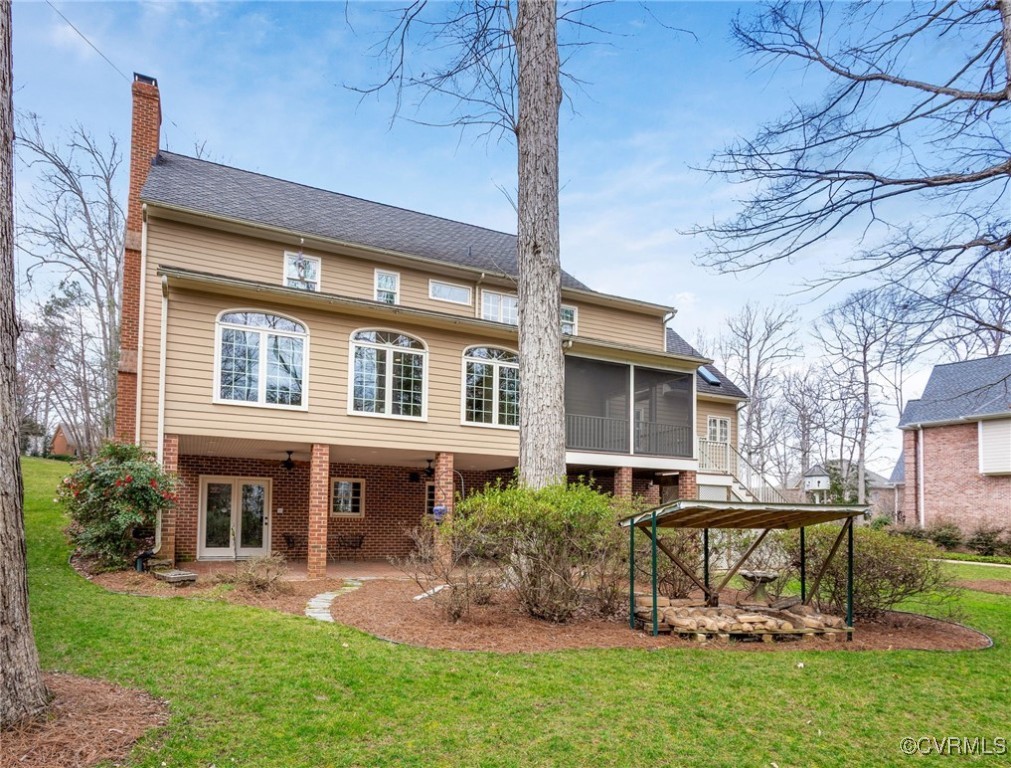 5219 Clipper Cove Road Midlothian, VA 23112 - Photo 47 of 49 a view of a house with a yard and sitting area