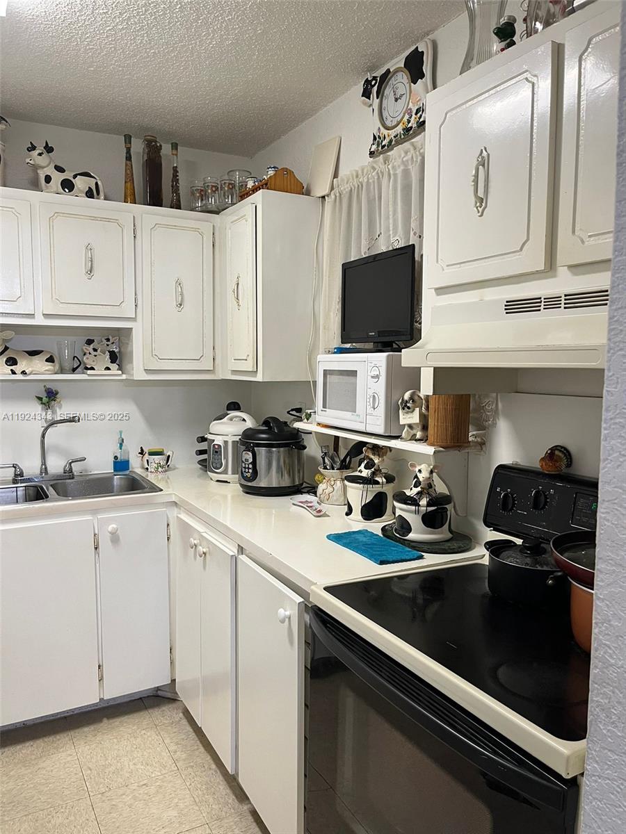 525 West 69th Street, Unit 207 Hialeah, FL 33014 - Photo 5 of 12 a kitchen with cabinets a sink and appliances