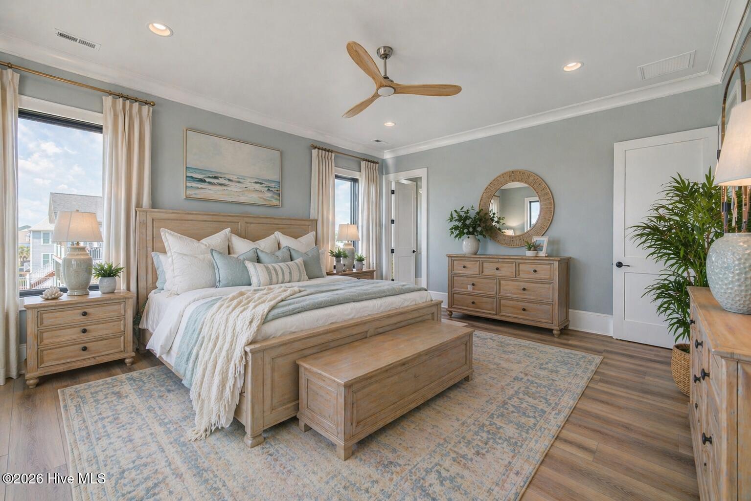 107 Raleigh Avenue Surf City, NC 28445 - Photo 15 of 40 virtually furnished Owner suite 1